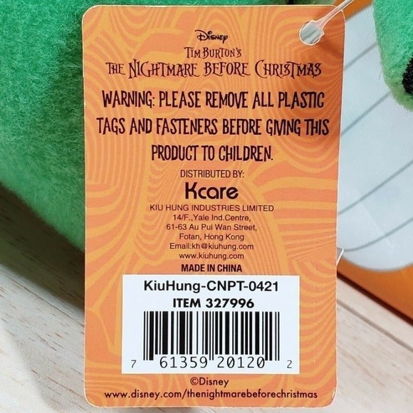 Nightmare Before Christmas 9” OOGIE BOOGIE UltraSoft Stuffed Plush Kids Toy Gift - Picture 7 of 8